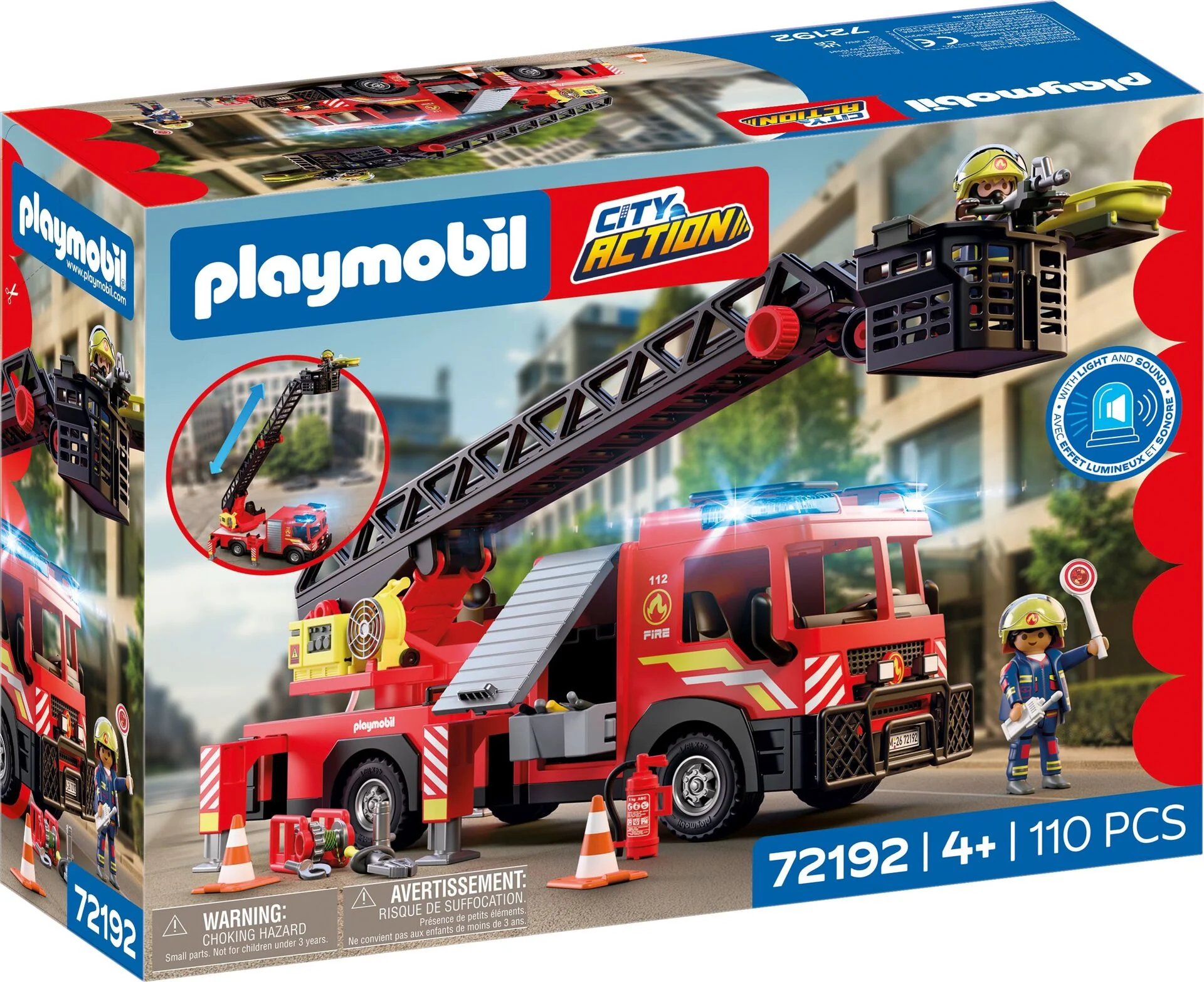 PLAYMOBIL – Fire Ladder Truck (72192) – Gratis frakt v:4053462 PLAYMOBIL – Fire Ladder Truck (72192) – Gratis frakt v:4053462