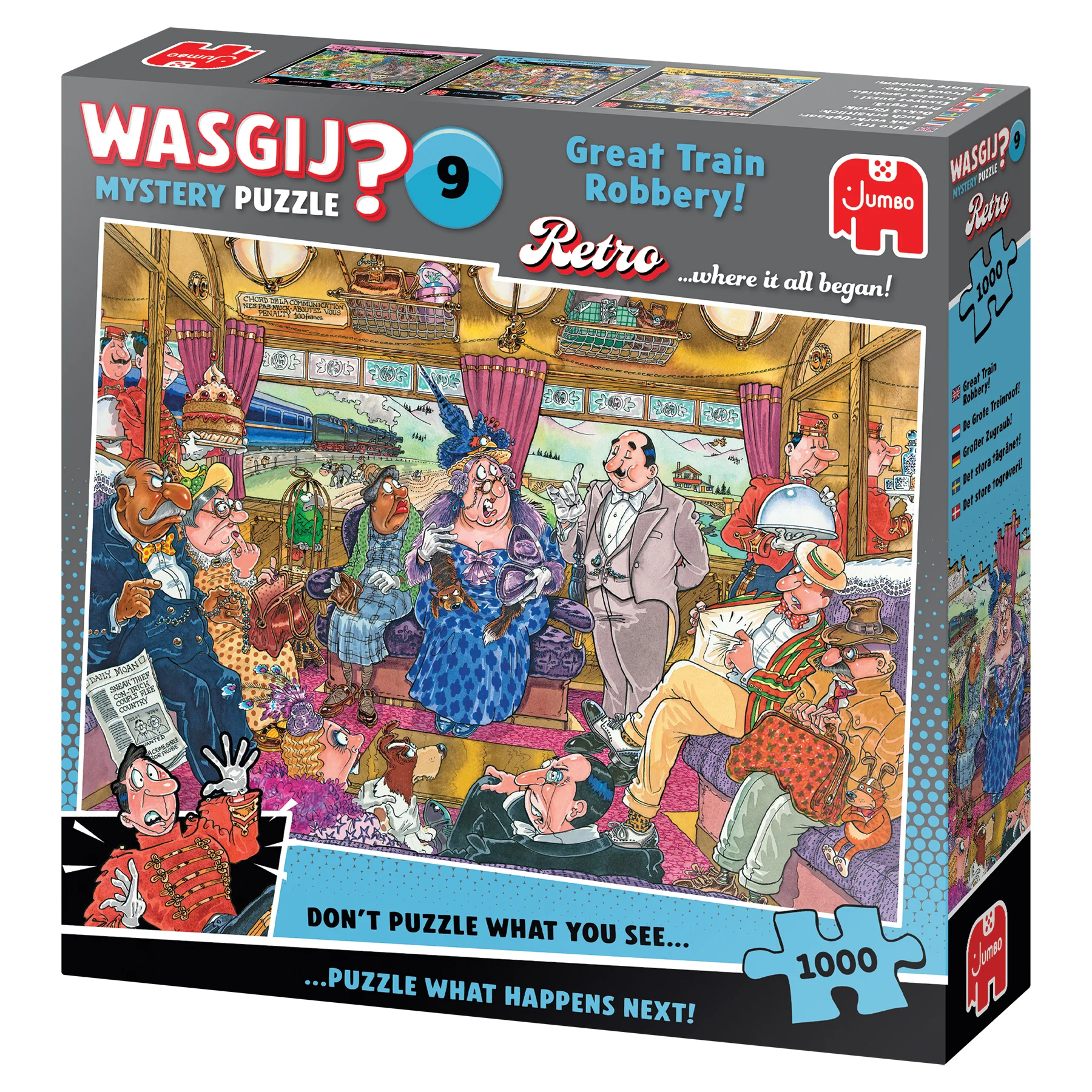 Wasgij - Retro Mystery - #9 Great Train Robbery! (1000 pieces) (1110100504) v:7735315