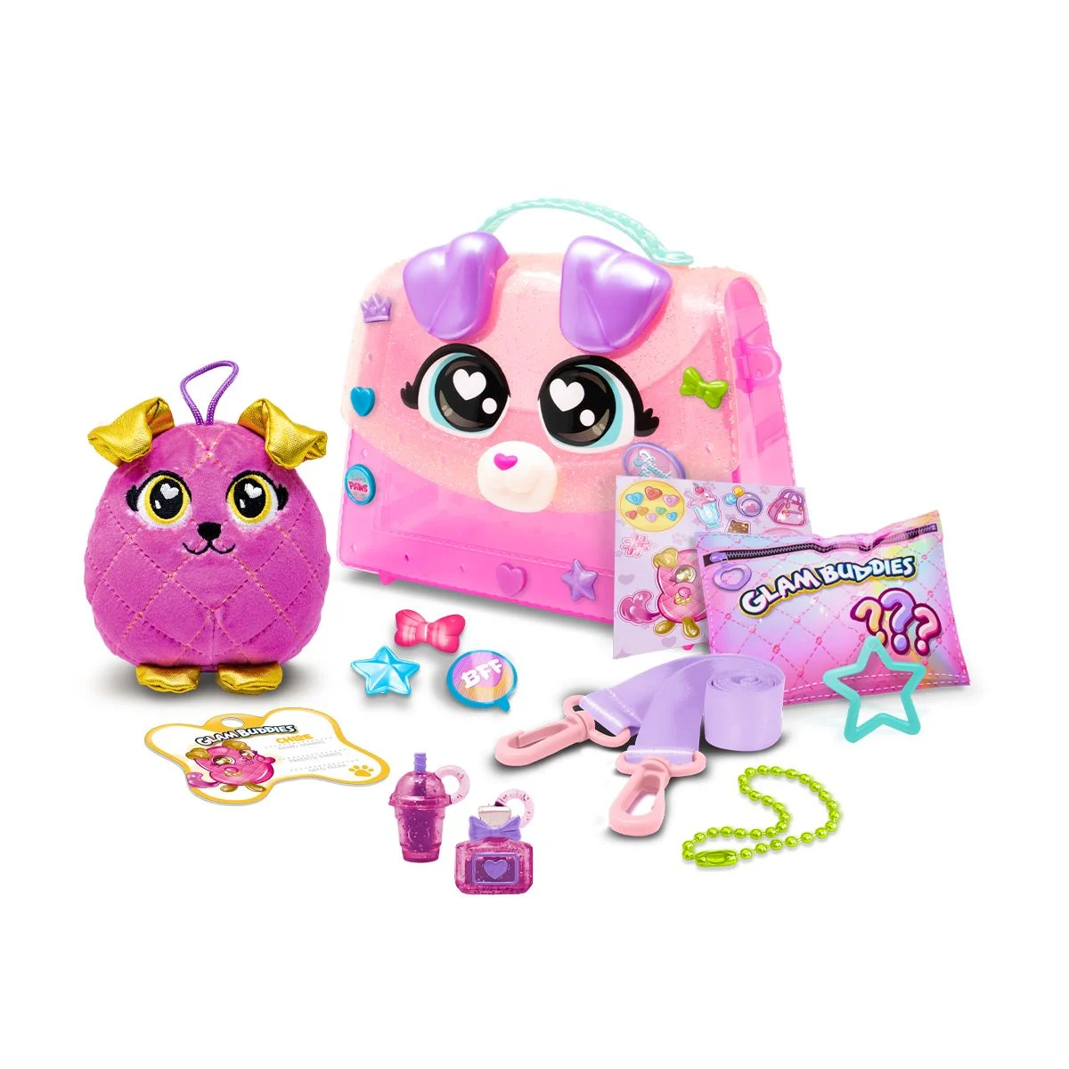 Glam Buddies – Puppy Pups Purse Series 2, CDU, Asst (30653) v:1270704