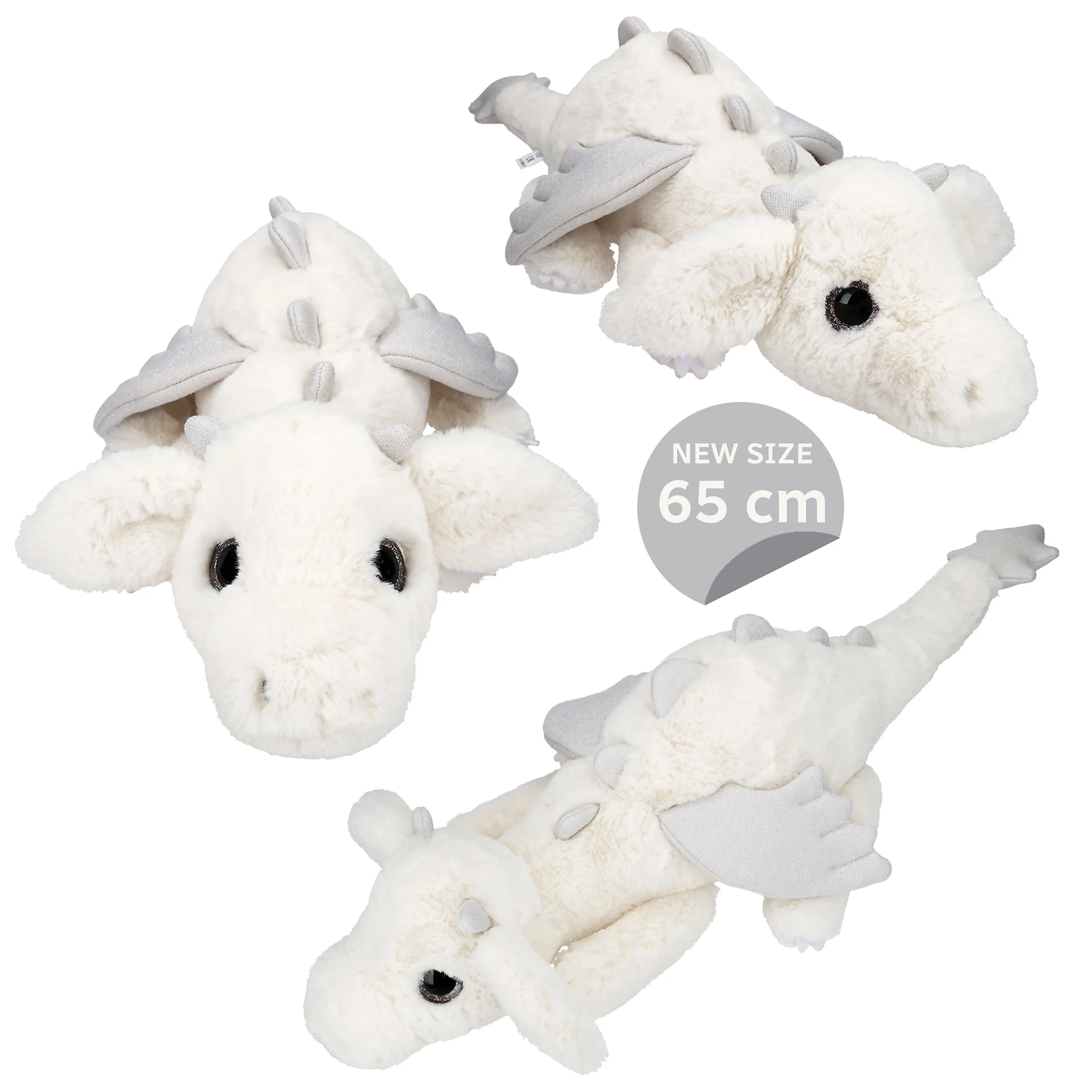 Dino World - Plush Dragon White 65 cm (0414380) v:2688046