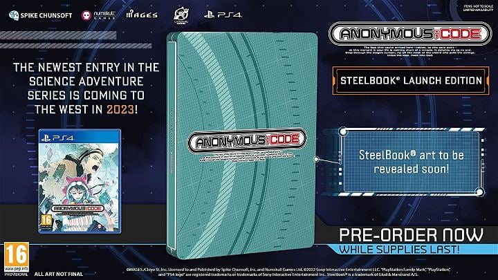 Anonymous;Code (Steelbook Edition) - PlayStation 4 - Engelsk - Steelbook Edition v:3248457