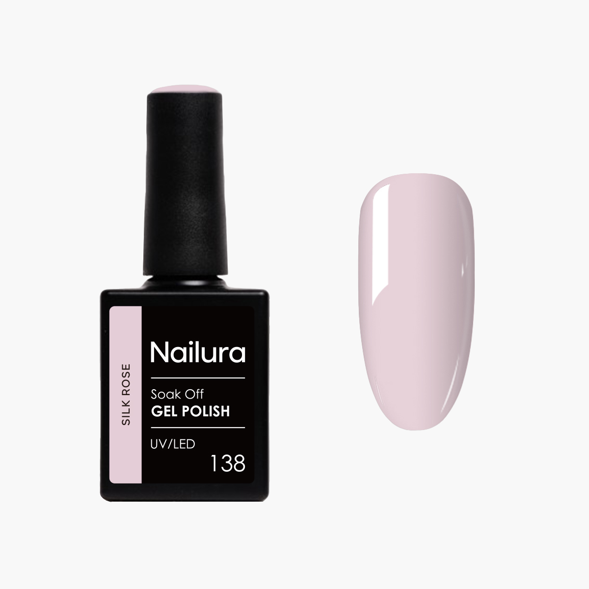 Nailura - Gel Polish 138 - Silk Rose - 10 ml - Silk Rose v:6767070