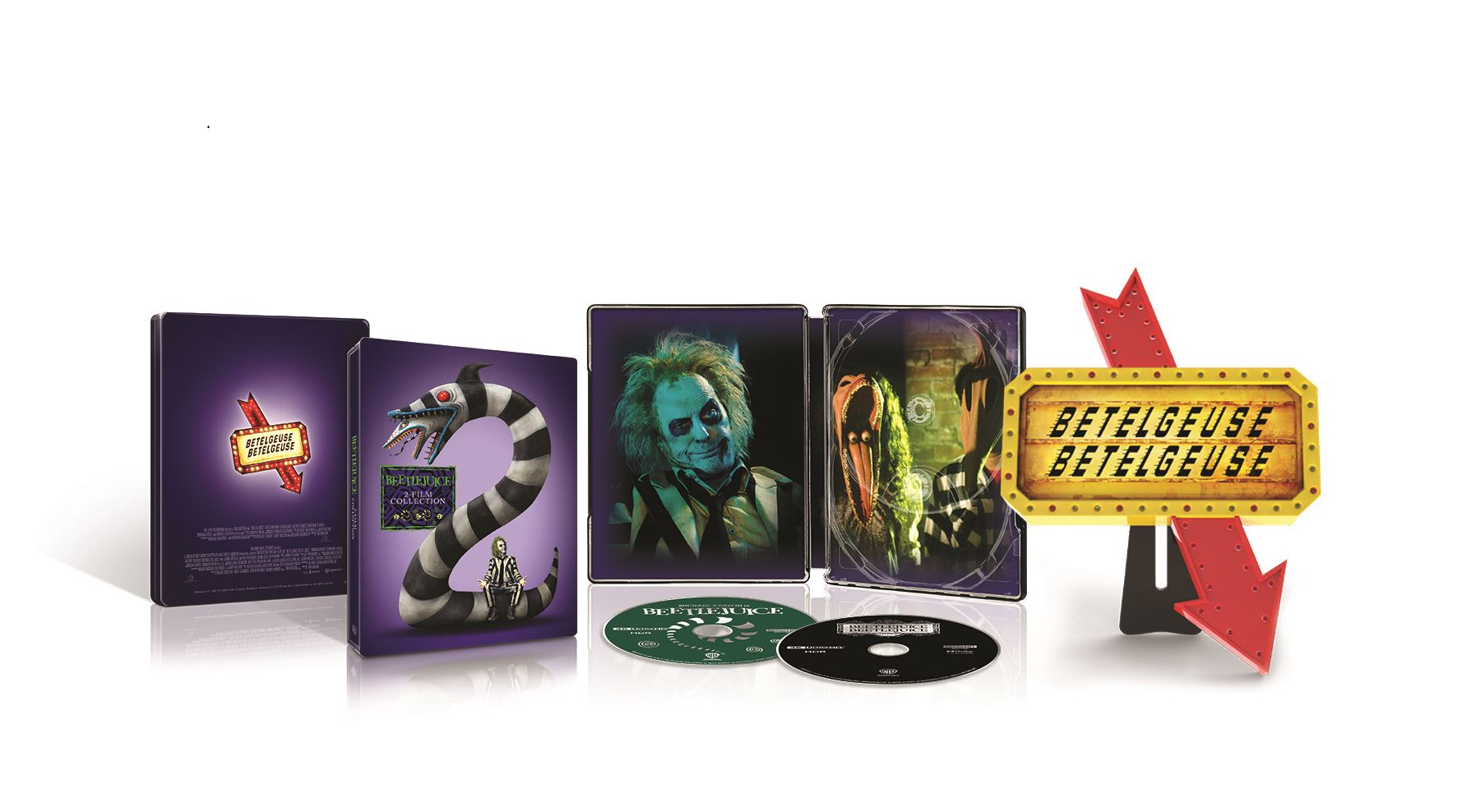 Movie - Beetlejuice 2-Film Collection With Lamp - Limited Edition - LAST CHANCE LIMITED STOCK - 4K Blu-Ray - Collectors Edition - Gratis frakt v:4738590