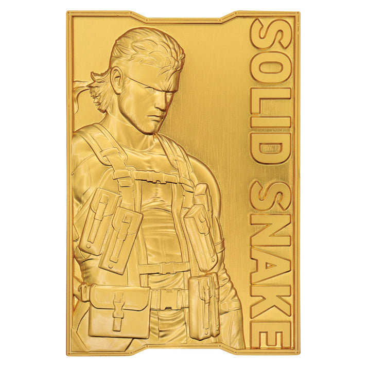 Metal Gear Solid 2 – 24K Gold Plated Snake Ingot v:6166627