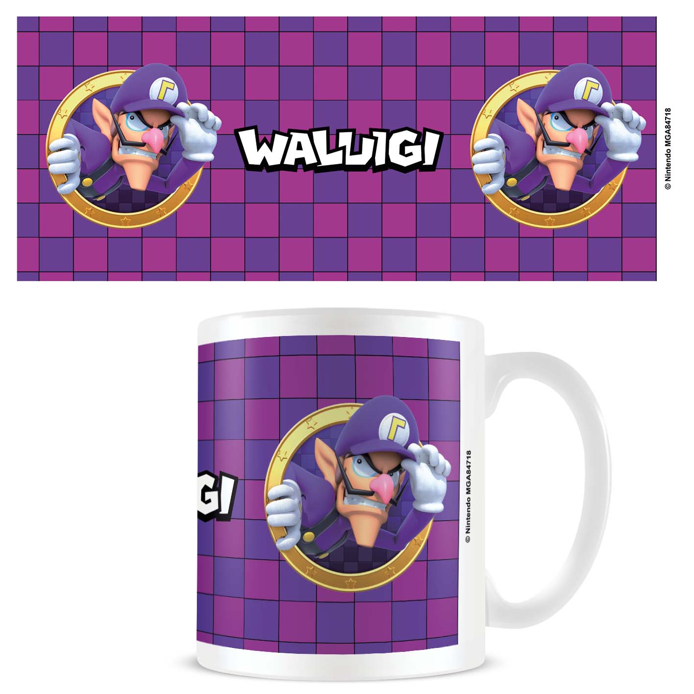 Pyramid International - Super Mario Mug (Waluigi 3D Port) - White v:1919151