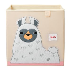 3 Sprouts – Storage Box – White Llama – White Llama v:8155459