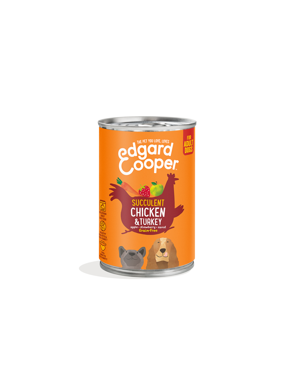 Edgard Cooper - Chicken & Turkey Adult Wet food - 400gr v:7715351