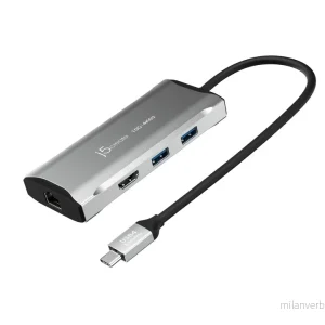 J5create – 4k60 Elite Usb-C 10gbps Travel Dock – Gratis frakt v:1355007