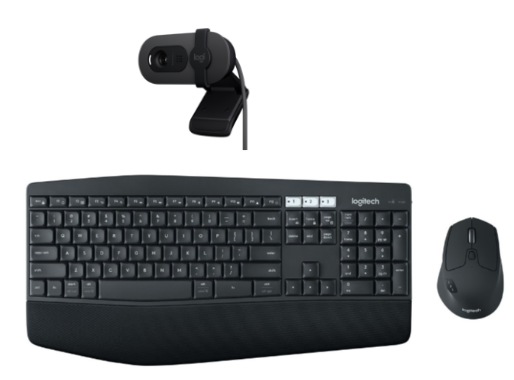 Logitech – MK850 Wireless Keyboard and Mouse Combo NORDIC + Brio 100 Full HD Webcam – Graphite – Gratis frakt v:9192371