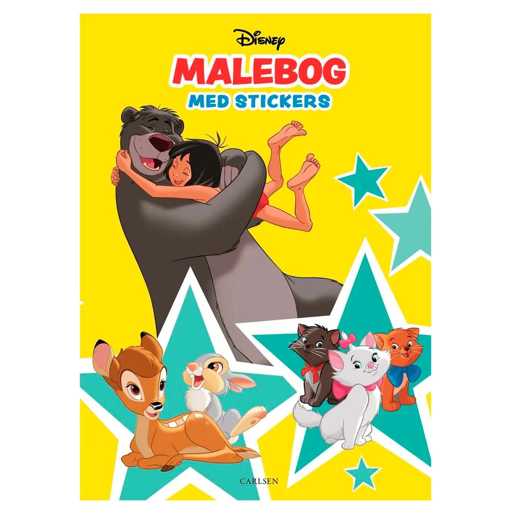Carlsen – Colouring Book with stickers – Disney Classics v:7528721 Carlsen – Colouring Book with stickers – Disney Classics v:7528721