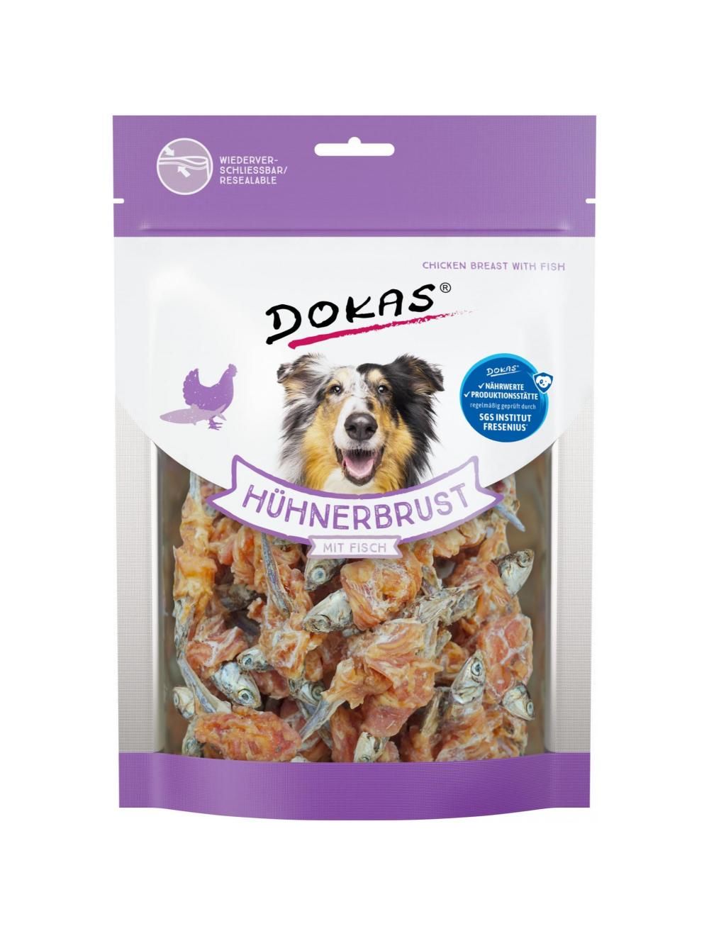 Dokas - Chicken Breast with Fish - 220 gr best before Nov. 30th 2026 v:2543085