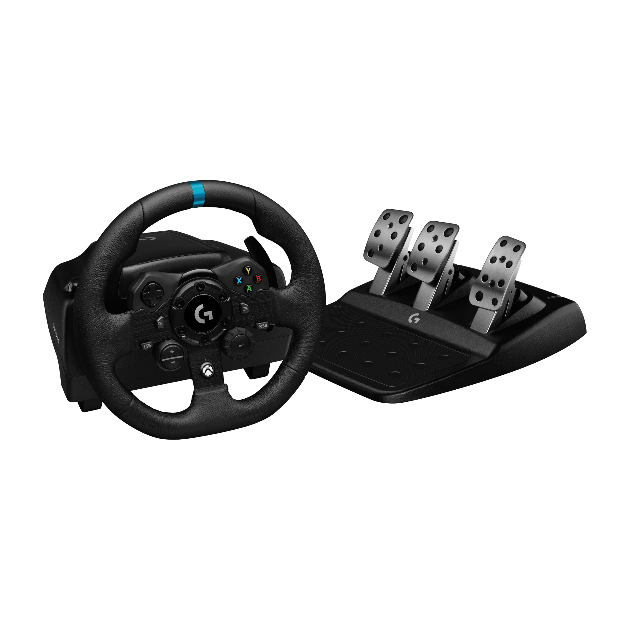 Logitech – G923 Racing Wheel and Pedals for Xbox X, S and PC – Gratis frakt v:8656975