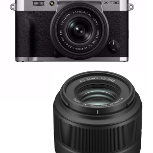 Fujifilm – X-T30 III & XC 35mm F2.0 – 26MP Kamerapakke med 6.2K Video – Bundle – Gratis frakt v:6582466