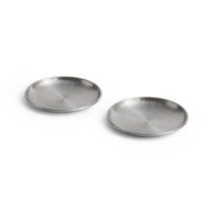HAY – Outdoor Market Ståltallerken Liten – Sett med 2 – Ø13,5 cm – Small v:6276809