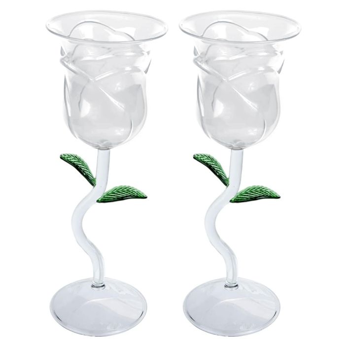 Mikamax - Rose Wine Glass Set v:2474923