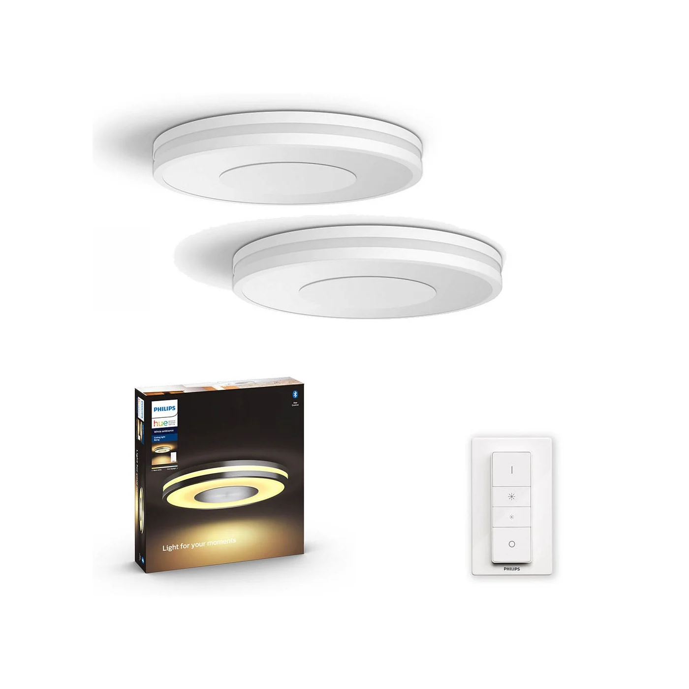 Philips Hue – 2x Being Taklampe Hvit – Pakke – Gratis frakt v:5793081 Philips Hue – 2x Being Taklampe Hvit – Pakke – Gratis frakt v:5793081