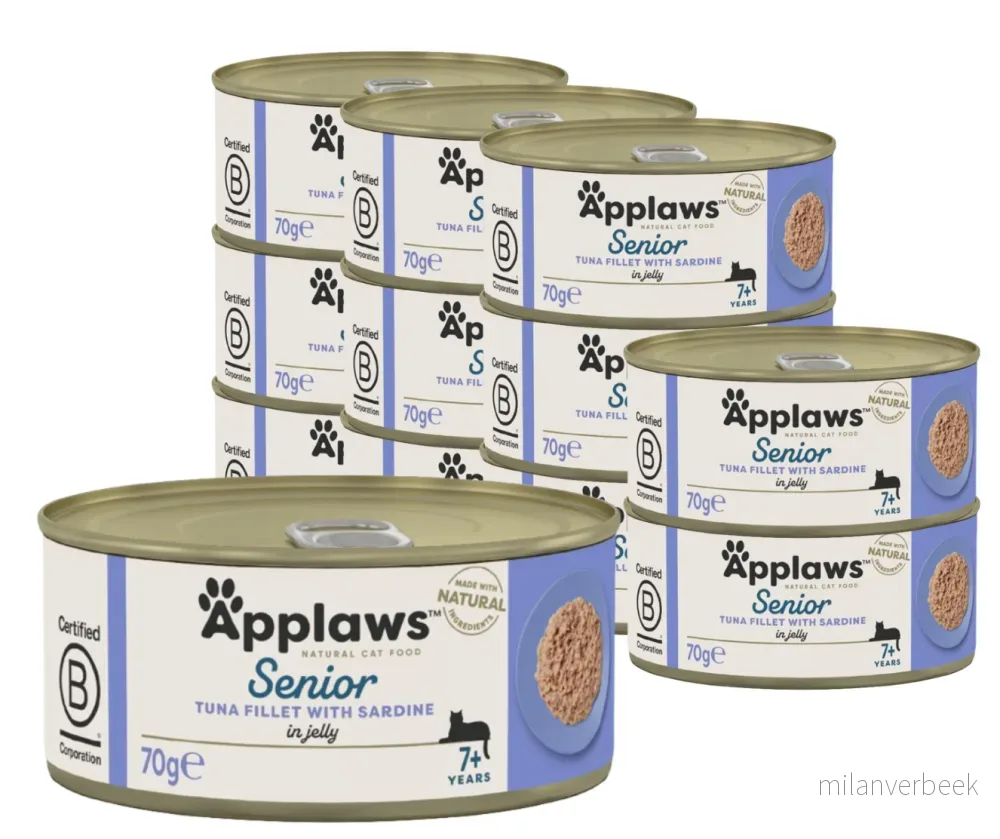Applaws - Senior - 12 x Wet Cat Food 70 g - Tuna sardines - 0.84 - Tuna sardines v:8329978