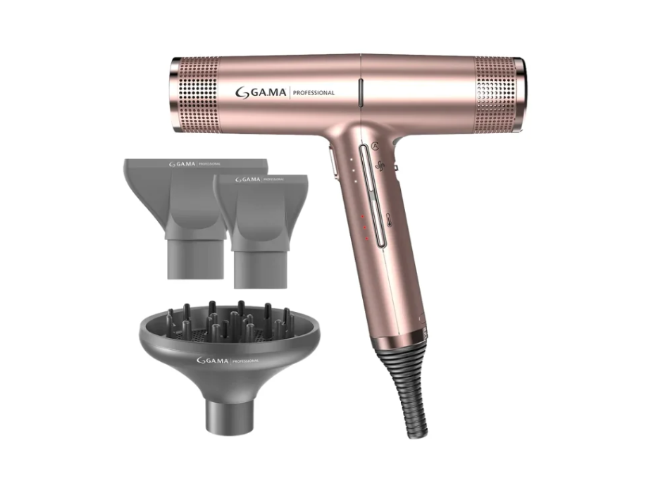 Gama Professional - IQ1 Professional hårtørrer - ROSEGOLD - Gratis frakt v:1830609