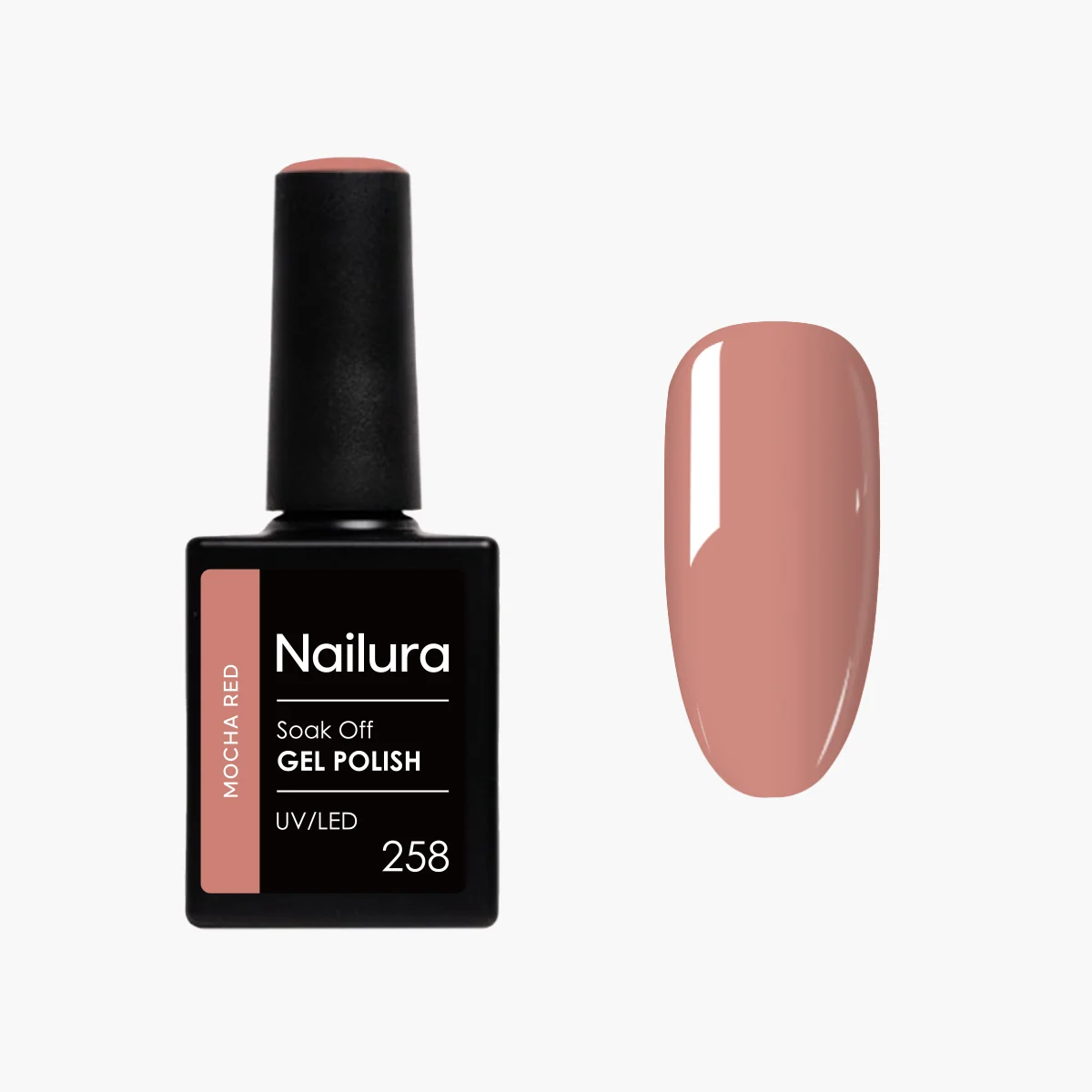 Nailura – Gel Polish 258 – Mocha Red – 10 ml – Mocha Red v:5072492 Nailura – Gel Polish 258 – Mocha Red – 10 ml – Mocha Red v:5072492