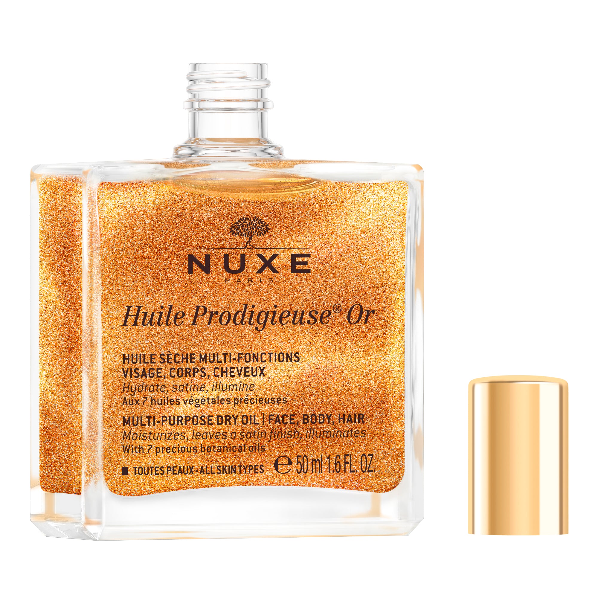 Nuxe - Huile Prodigieuse Golden Shimmer Face and Body Oil 50 ml v:1255567