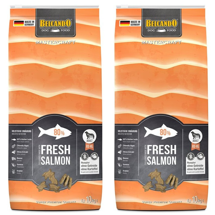 Belcando – 2 x MASTERCRAFT Fresh Salmon – 10kg – Gratis frakt v:7120520