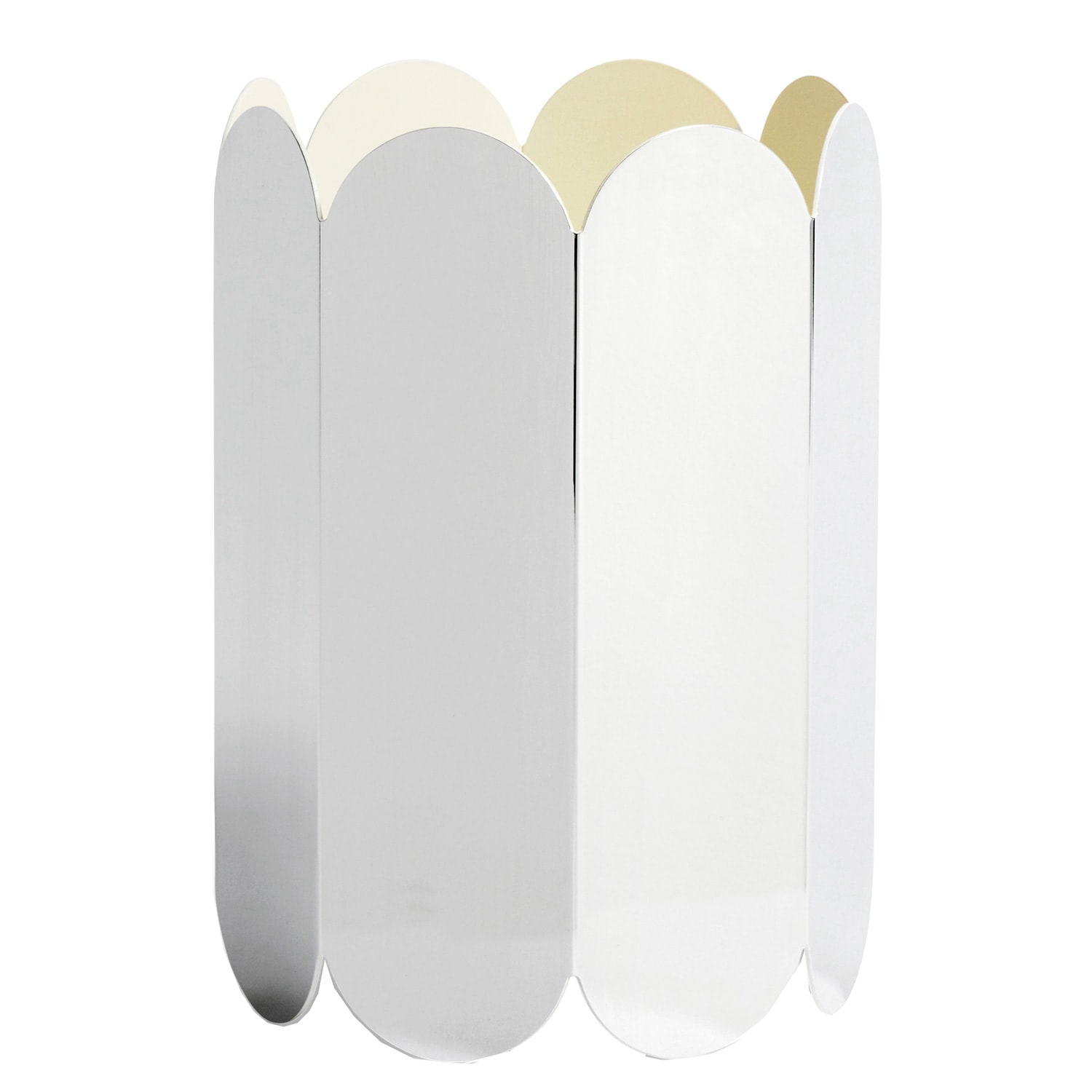 HAY - Arcs Vase Stor H25 cm (Speilfinish) - Mirror - One Size - Gratis frakt v:3833549