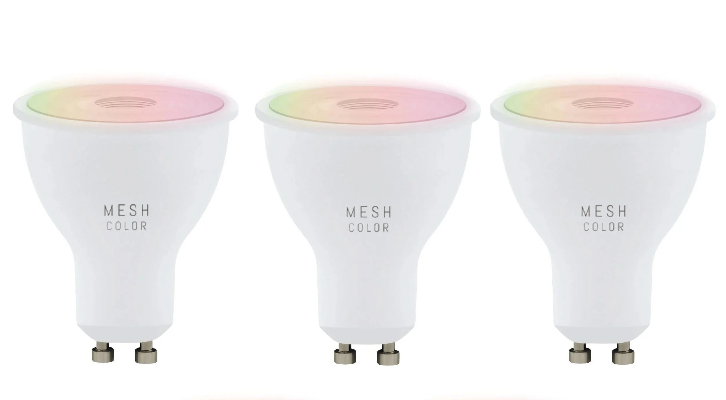 EGLO - Connect-Z GU10 Smarte Pærer – RGB + Justerbart Hvitt Lys (3-pakning, Zigbee & Bluetooth) - Bundle v:7676764