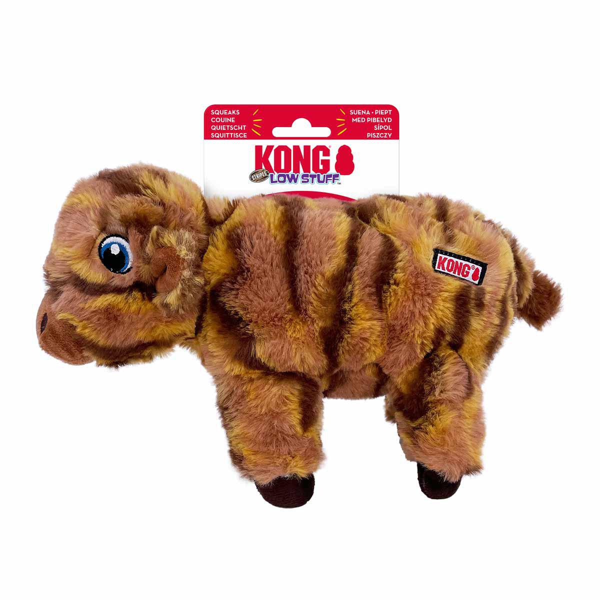Kong - Low Stuff Stripes Cow - 16.5 x 32 x 7.5 cm v:7207735