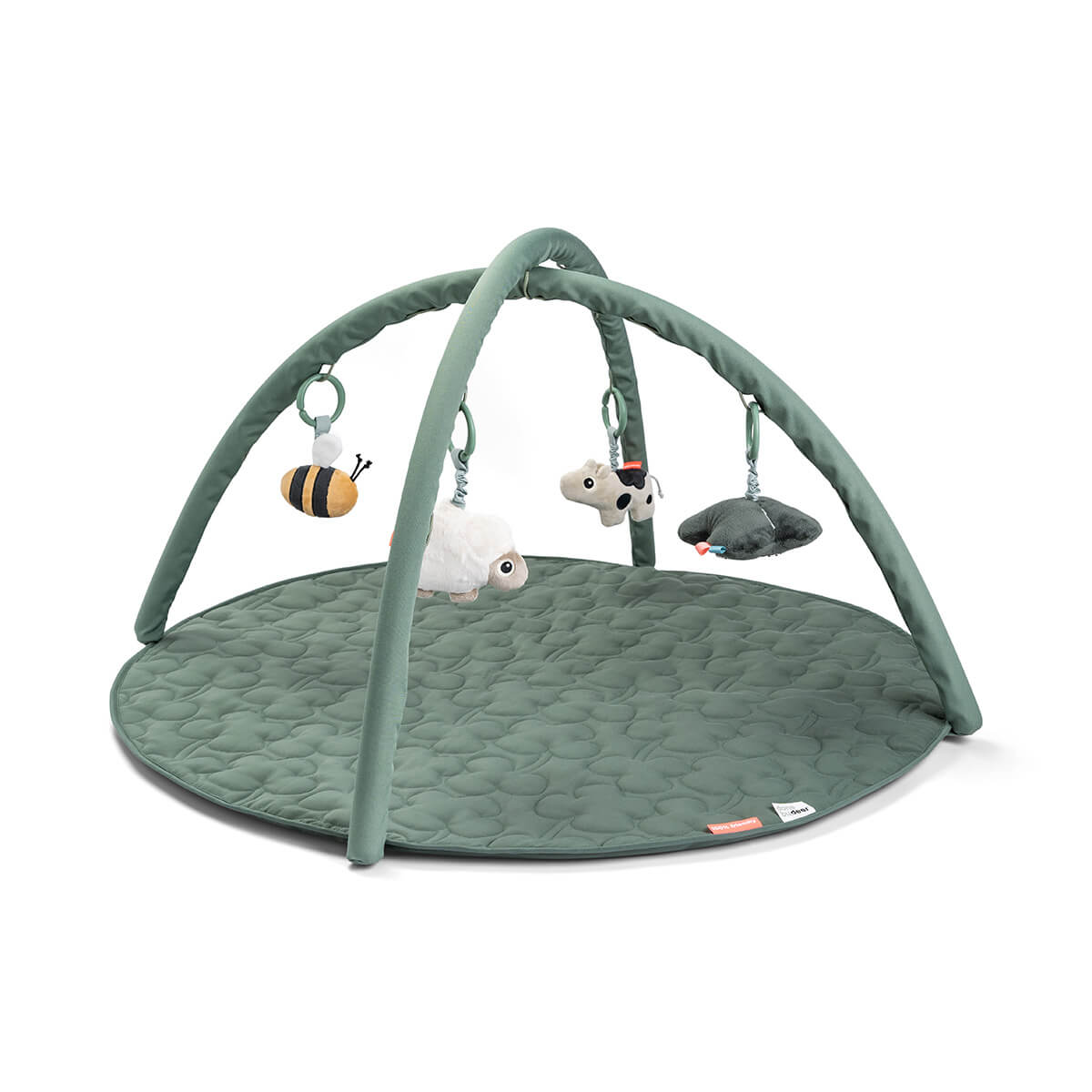 Done by Deer - Activity play mat Tiny farm Green (4153553) - Gratis frakt v:8235076