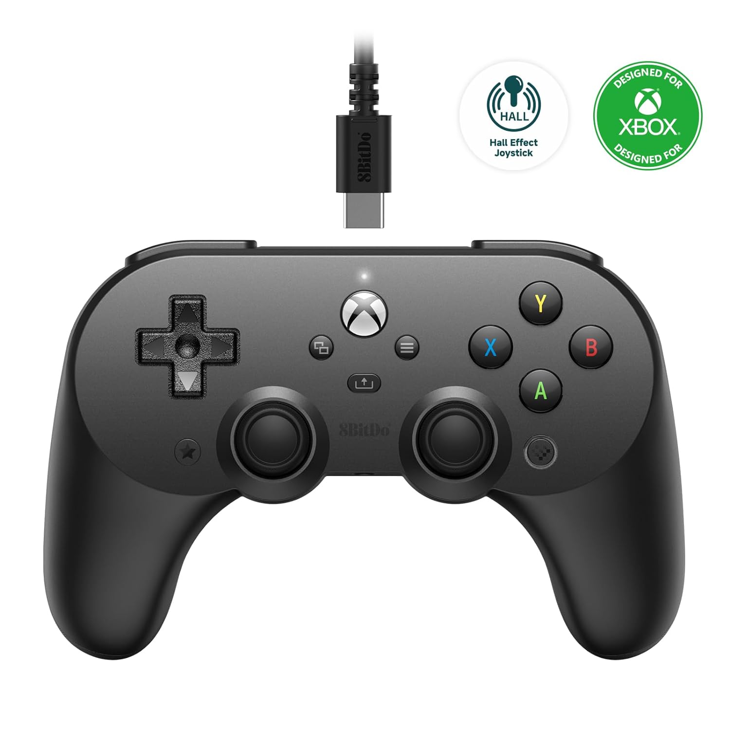 8BitDo – Pro Wired Gamepad 2 – Xbox (Black) v:6410077 8BitDo – Pro Wired Gamepad 2 – Xbox (Black) v:6410077
