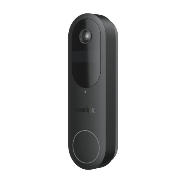 Reolink – Video Dørklokke (Batteri) Smart 2K Wi-Fi – Svart – Gratis frakt v:9916530