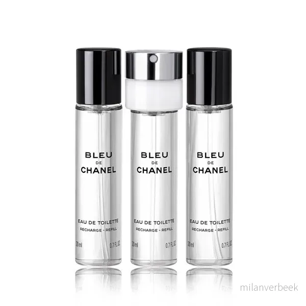 Chanel - Bleu De Chanel Refill EDT 3x 20 ml - Gratis frakt v:6539852