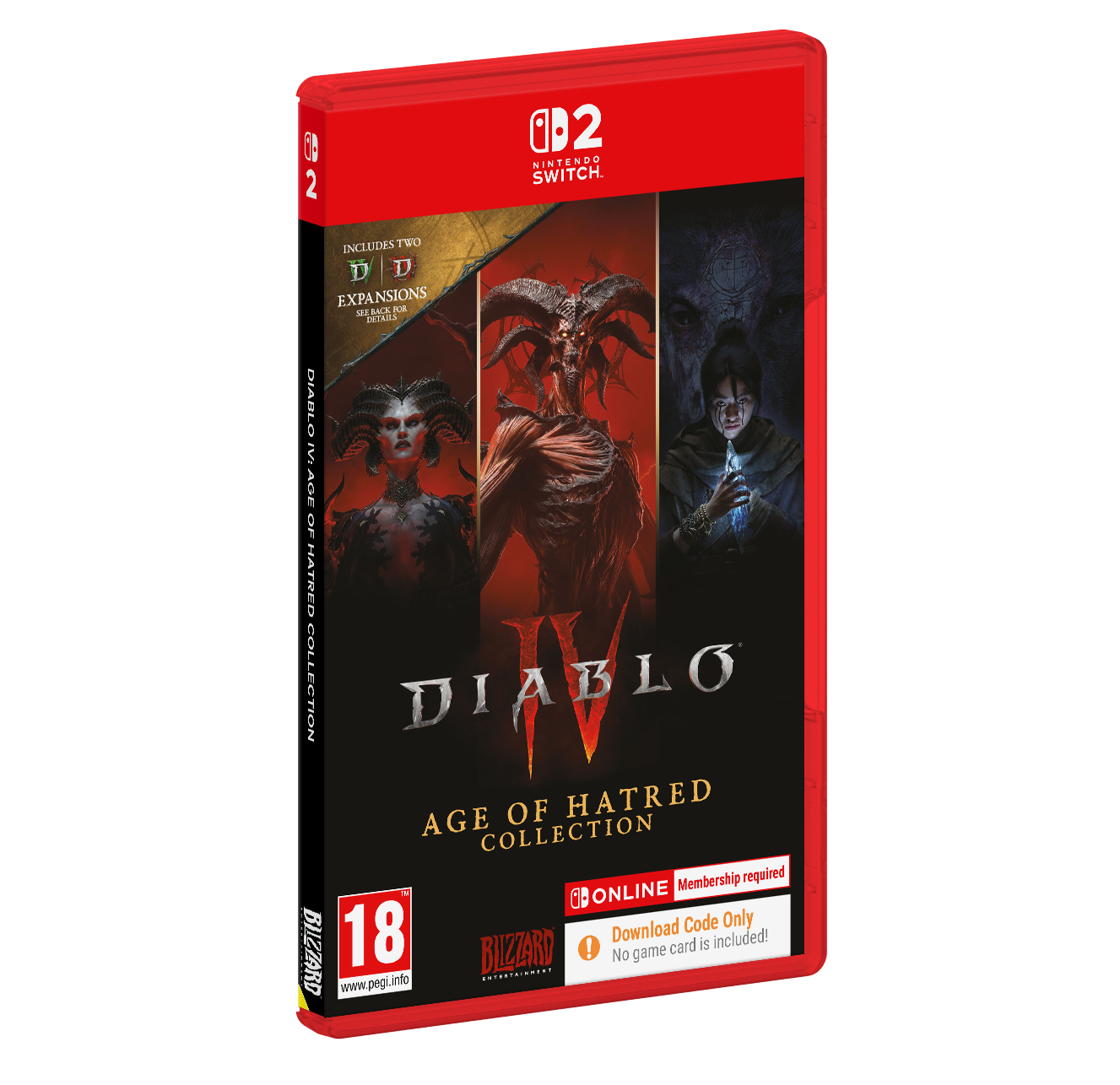 Diablo IV Age of Hatred collection (Code in a Box) - Nintendo Switch 2 - Engelsk - Code in a Box - Gratis frakt v:3896336