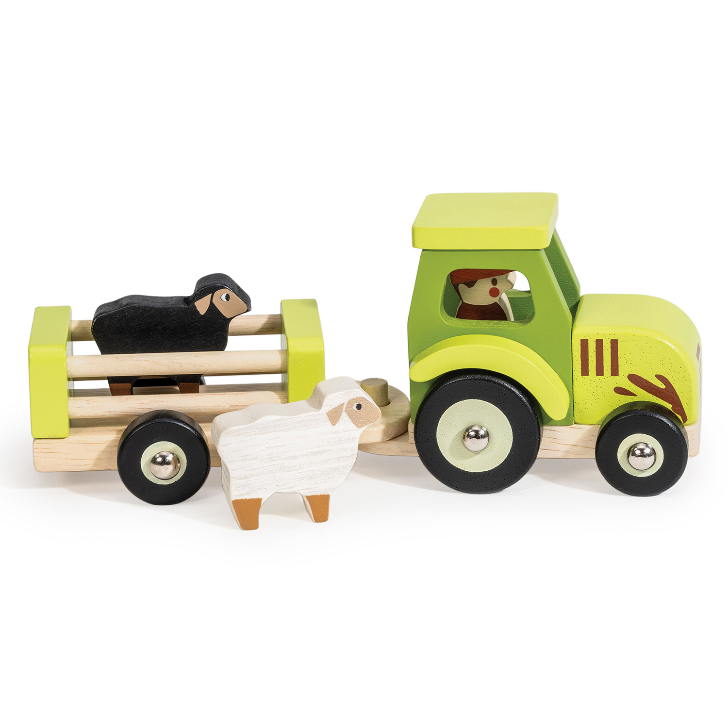 Mentari - Tractor with Trailer and Sheep (MT7974) v:4487353