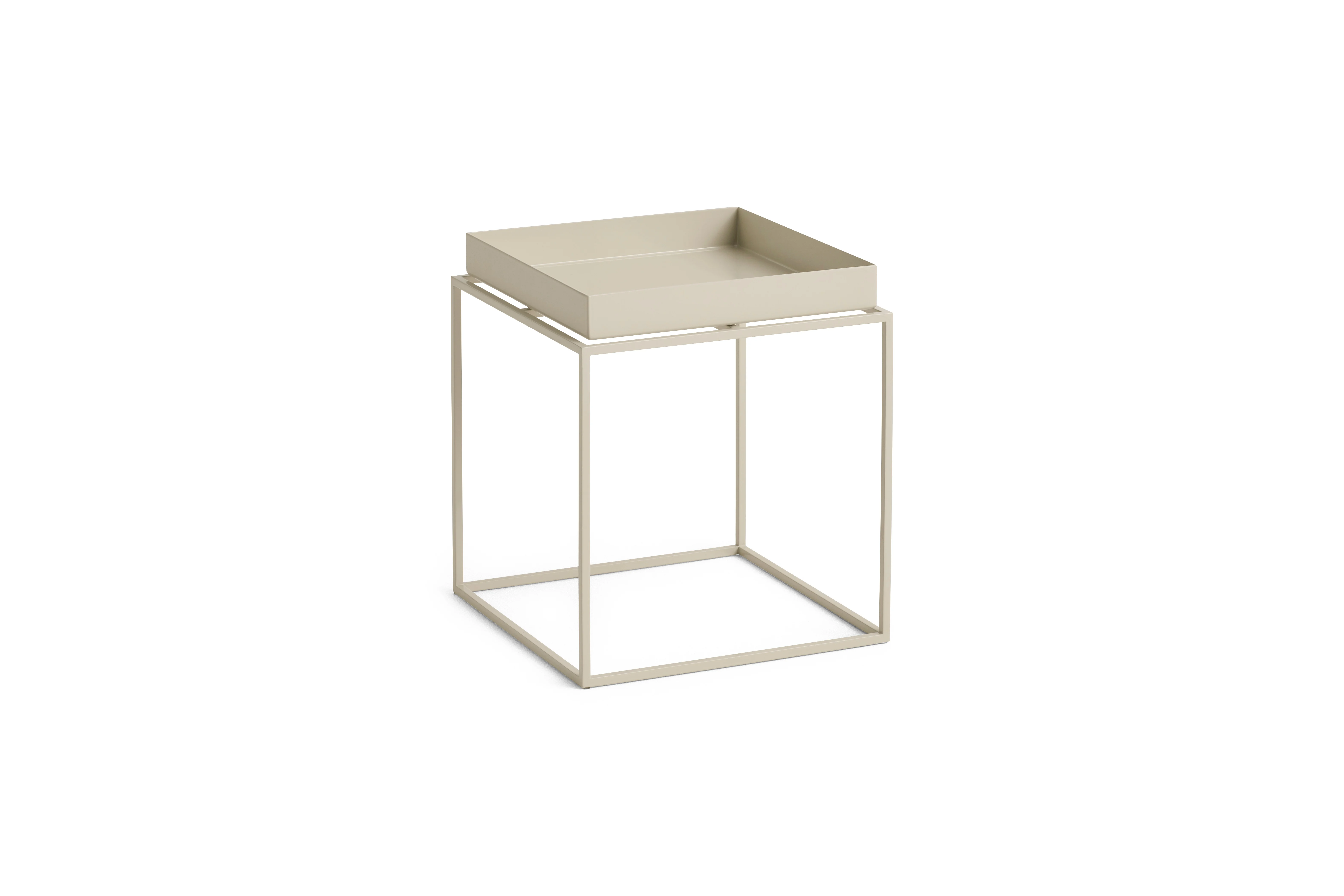 HAY – Tray Bord – Small – 30x30x34 cm – Varm Beige – Beige – S – Gratis frakt v:9003972
