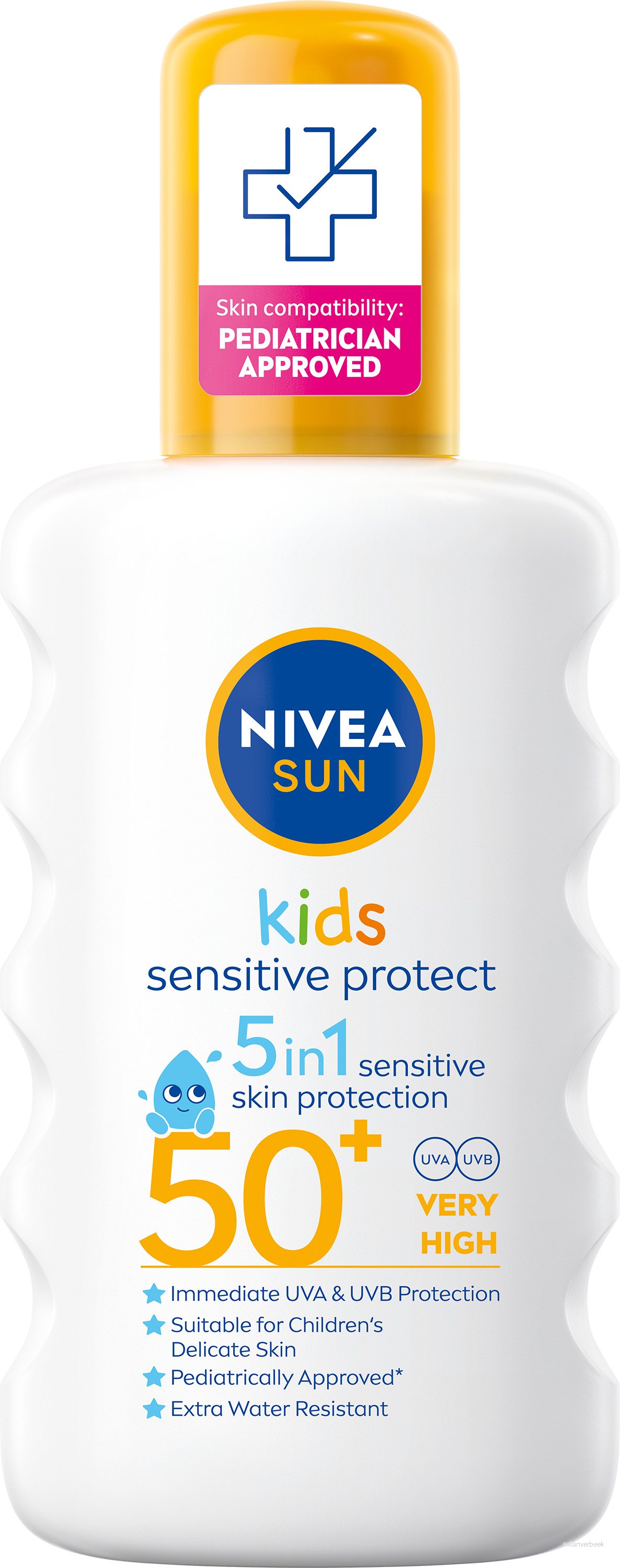 Nivea - Kids Sensitive Sun Spray SPF 50+ - 200ml v:8167111