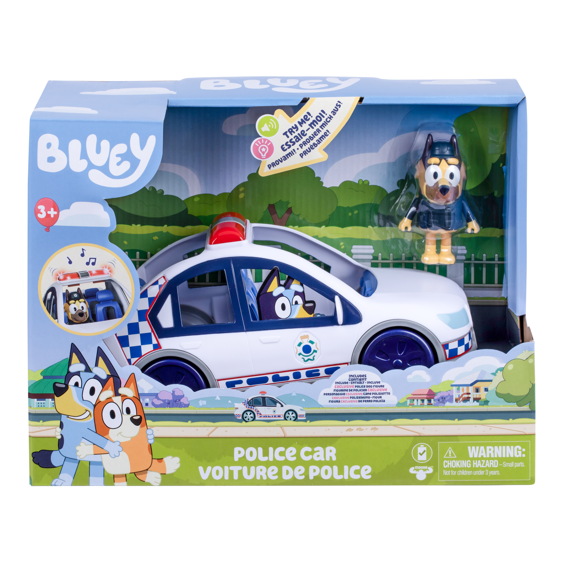 BLUEY – Police Car with Lights and Sound(90451) v:4245496