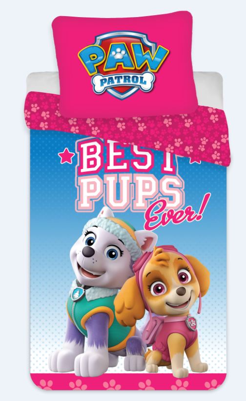Bed Linen - Junior Size 100 x 140 cm - Paw Patrol Best Pups Ever! (1029008) v:1239479
