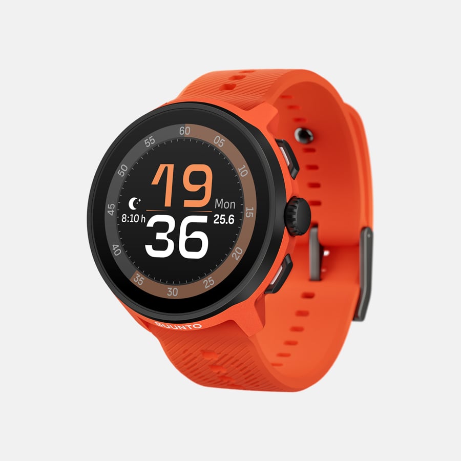 Suunto – Run With Silicone Strap – Coral Orange – Gratis frakt v:1656201 Suunto – Run With Silicone Strap – Coral Orange – Gratis frakt v:1656201
