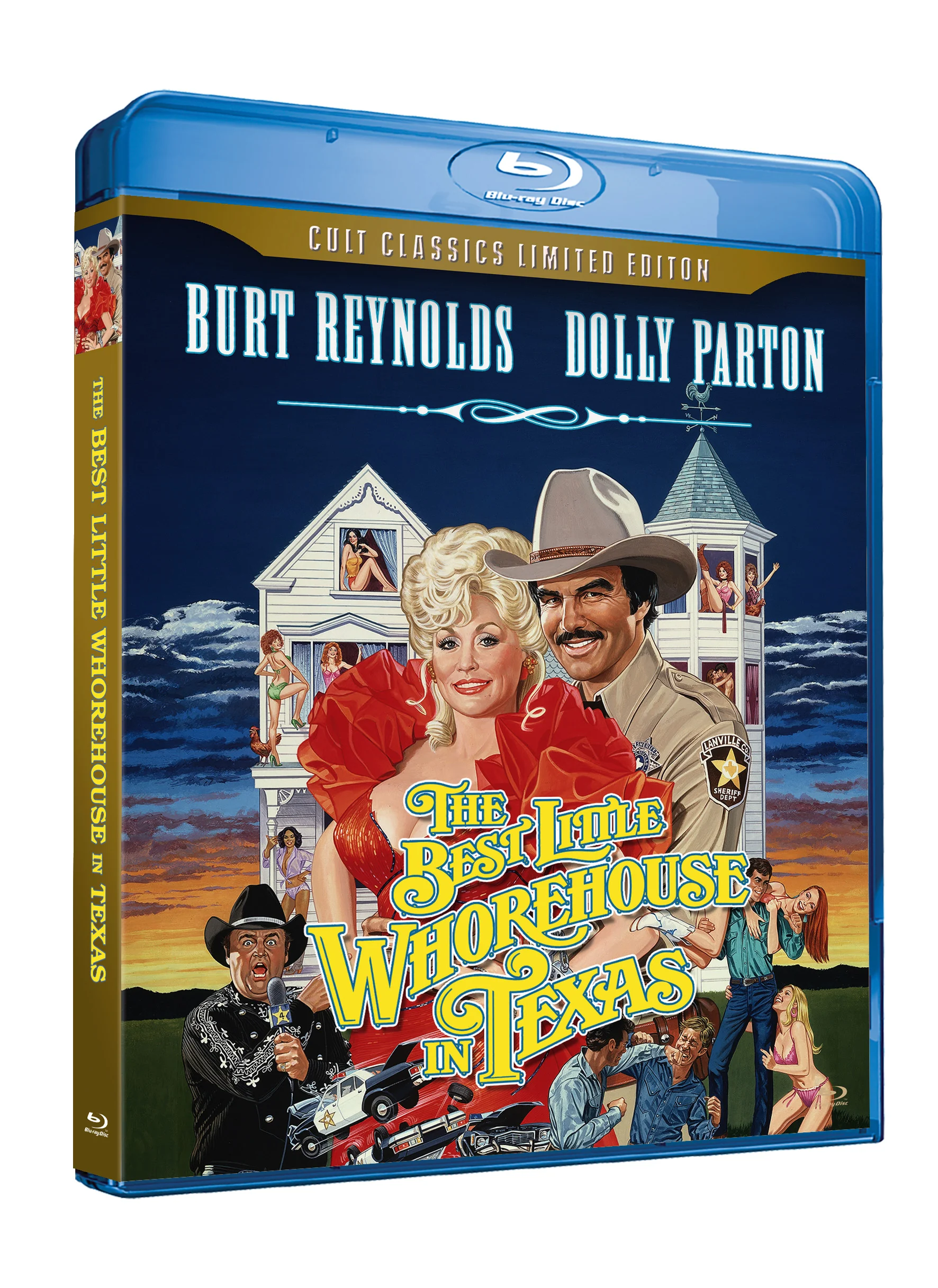 The Best Little Whorehouse In Texas - Dolly Parton and Burt Reynolds must see movie - Blu-Ray - Limited Edition v:5456074