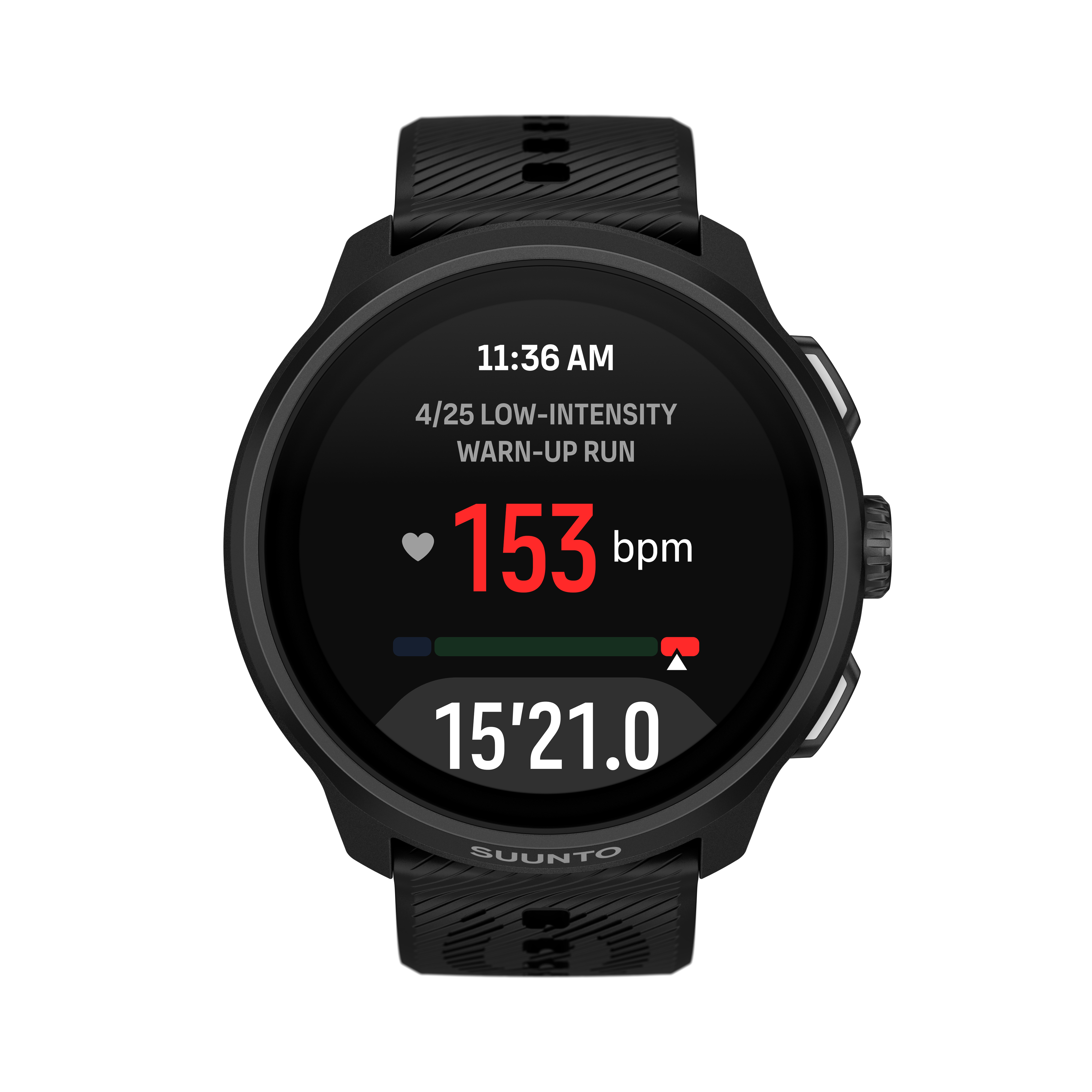 Suunto - Run 2 - GPS-Løpeklokke med Dual-Band Posisjonering og 10 Dagers Batteritid - Black - Gratis frakt v:5763403