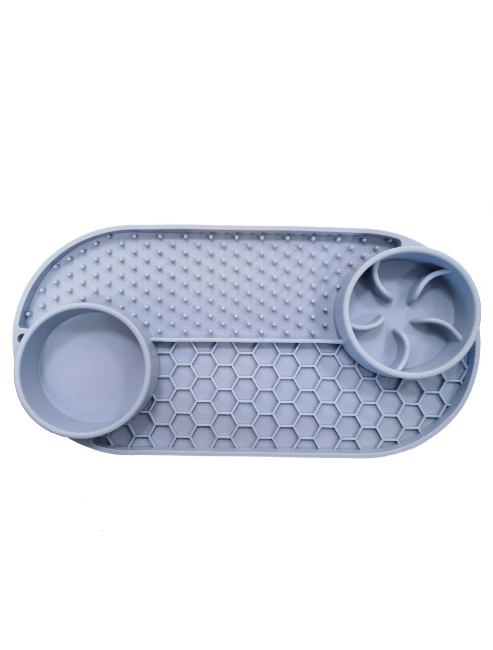 Nordic paws - Lickmat 3in1 - Grey - 32x16.5cm v:2670632