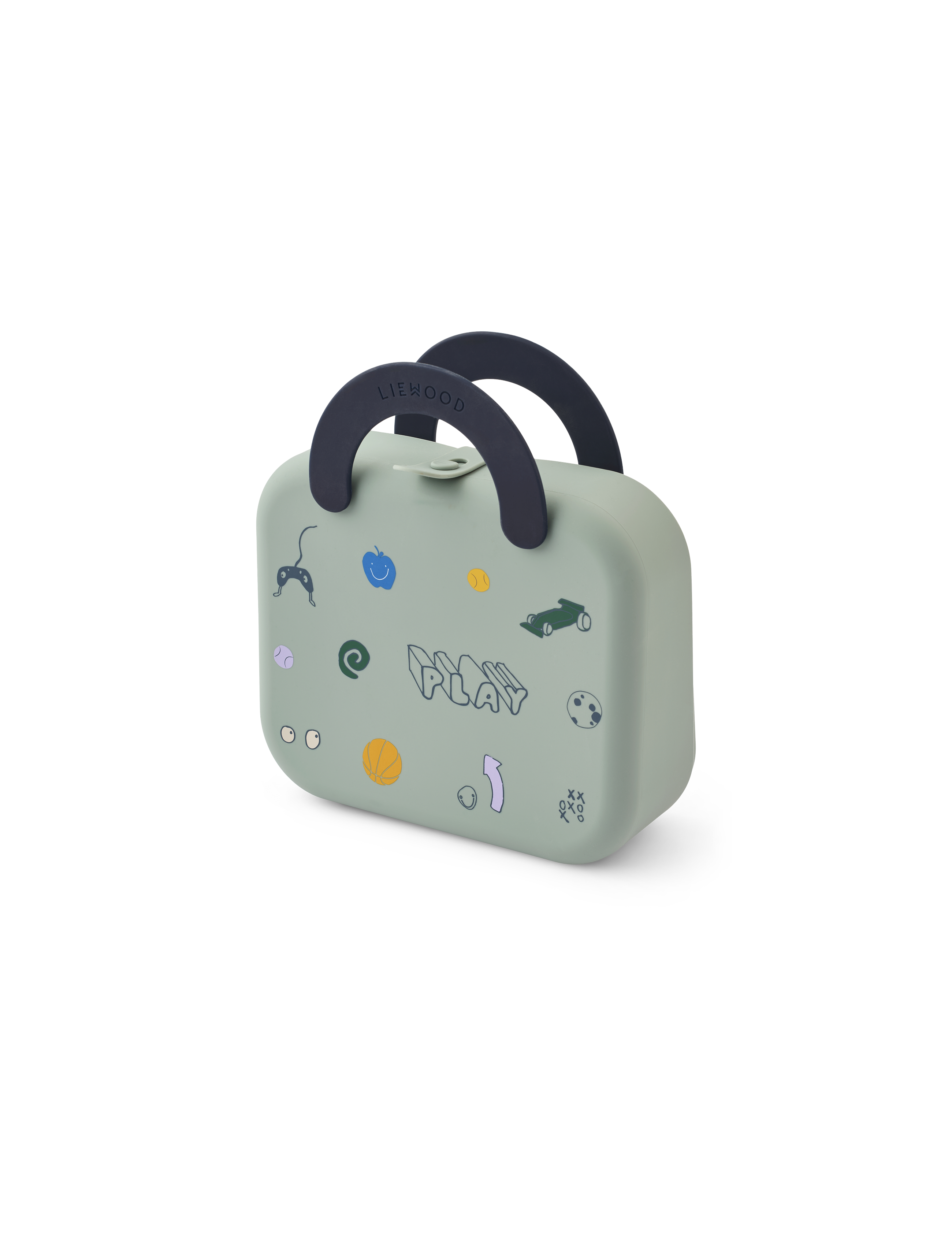 - Elara Foldable Lunchbox - Play / Dusty Peppermint - One size v:3270821