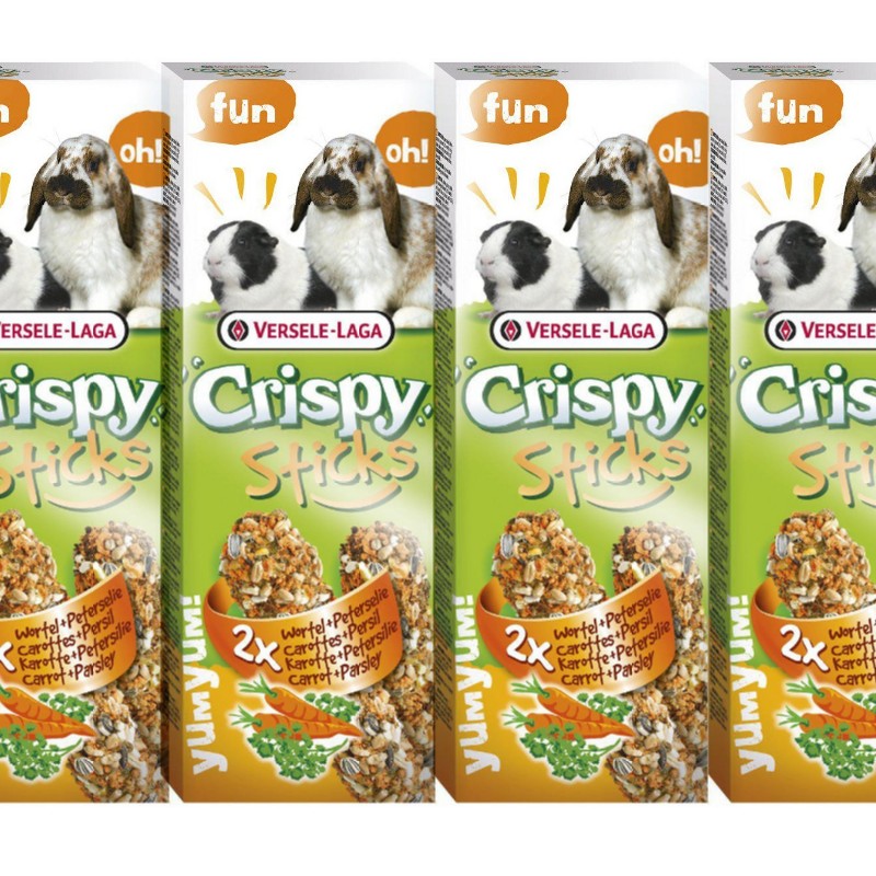 VERSELE LAGA - Sticks Rabbits-Guinea Pigs Carrot & Parsley 110Gr x 4 v:4548272