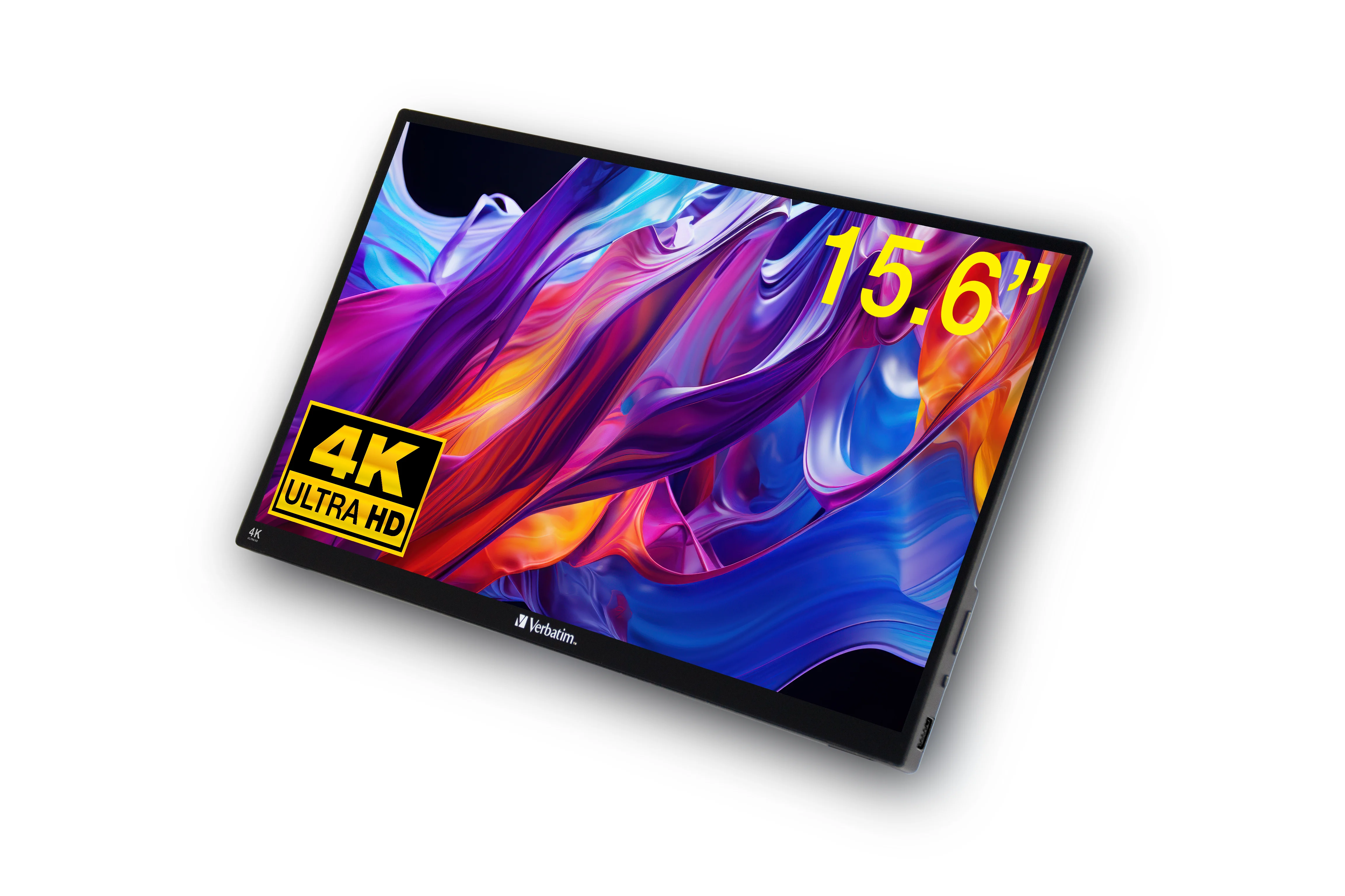 Verbatim - PMT-15 4K Portable Touchscreen Monitor 15.6" 4K Ultra HD Metal Housing - Gratis frakt v:9055837