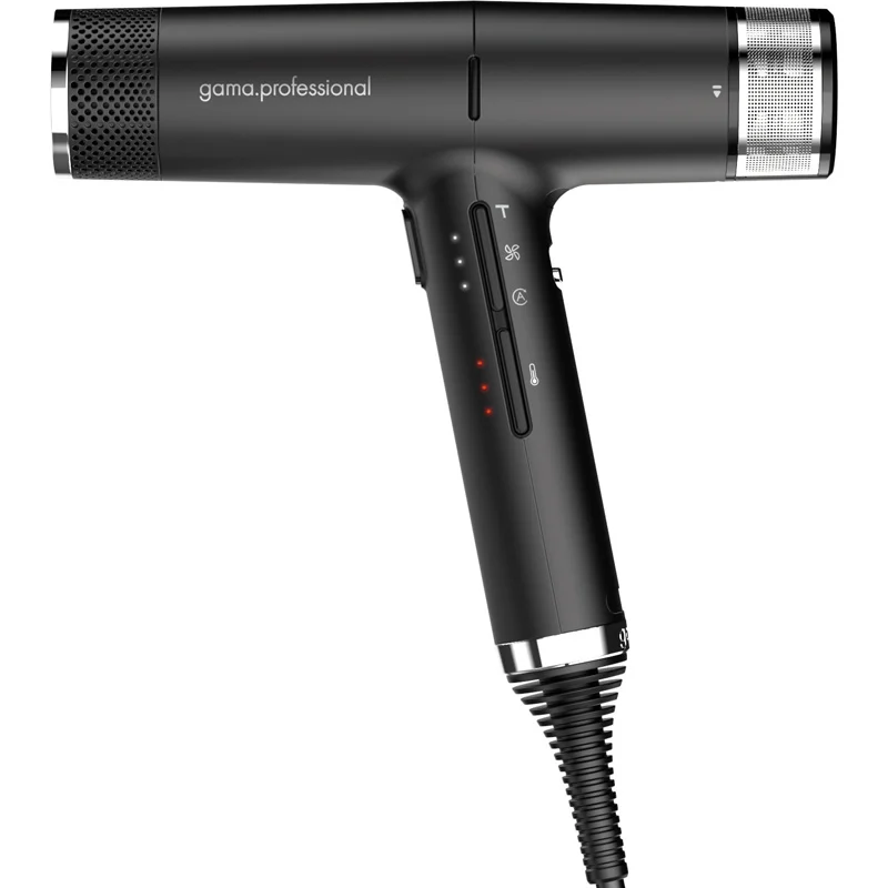 Ga.Ma Professional – IQ2 Hair Dryer Black – Black – Gratis frakt v:3077630