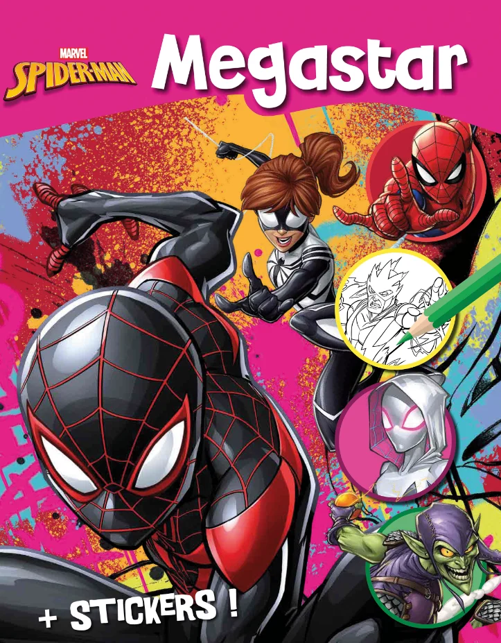 Disney - Megastar Colouringbook - Spiderman - Superheroes - Spiderman v:4620587