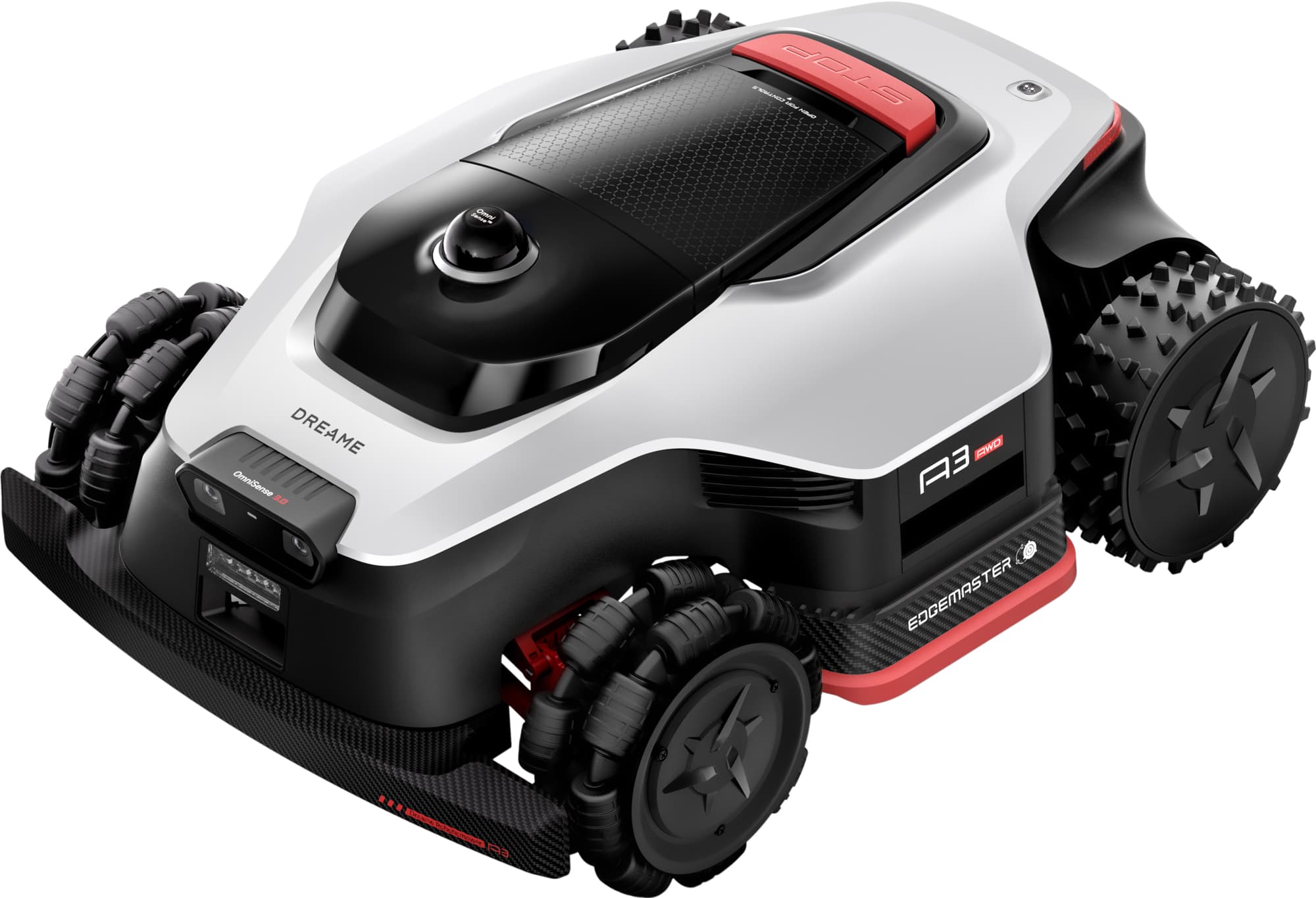 Dreame A3 AWD Pro 2500 – Trådløs robotgressklipper med 4WD, 360° 3D LiDAR og KI for hager opptil 2500 m² - Gratis frakt v:2237146