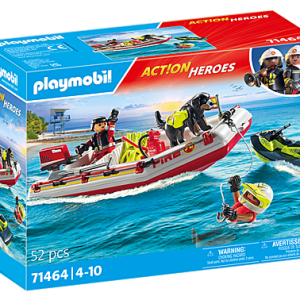 PLAYMOBIL – Fireboat with Aqua Scooter (71464) v:3316939