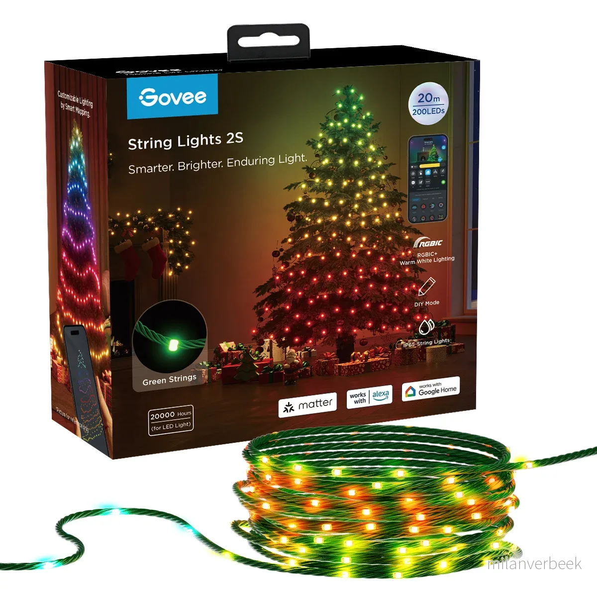Govee – Julelyslenke 2 – 20 m – Gratis frakt v:6695676 Govee – Julelyslenke 2 – 20 m – Gratis frakt v:6695676
